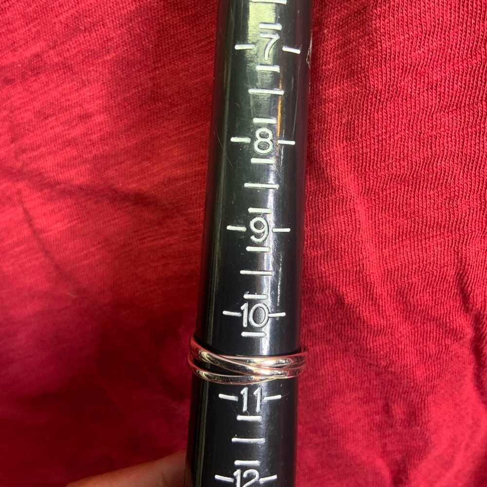 Sterling Silver 925 Triple Stack Ring - image 3